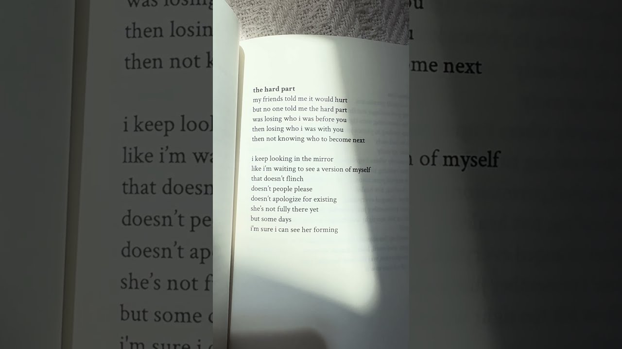 Breakup emotional release poetry 🤎 Link to book in channel description 🧡