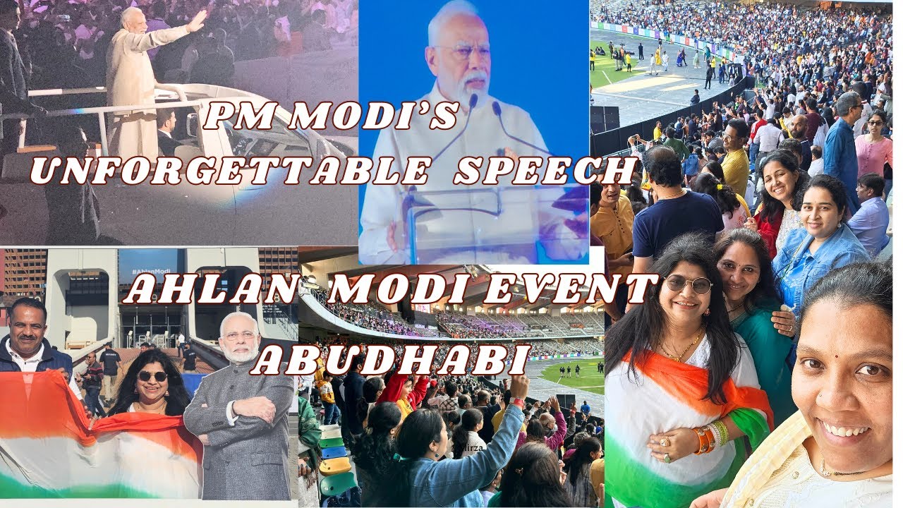 PM Modi's Unforgettable Speech : What You Didn't Expect at The Ahlan Modi event | Abu Dhabi #ahlan