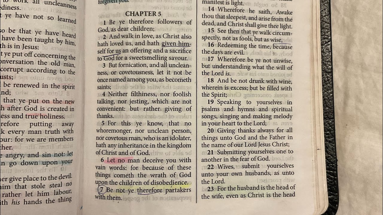 Ephesians 5: Believers are Saints! #jesus #truthmatters #identity #grace