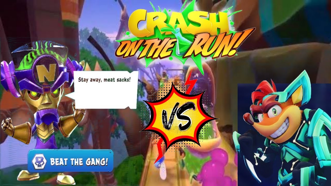 Ika ika Crash face off againts Oxide robo neo cortex‼️ Crash on the run Gameplay