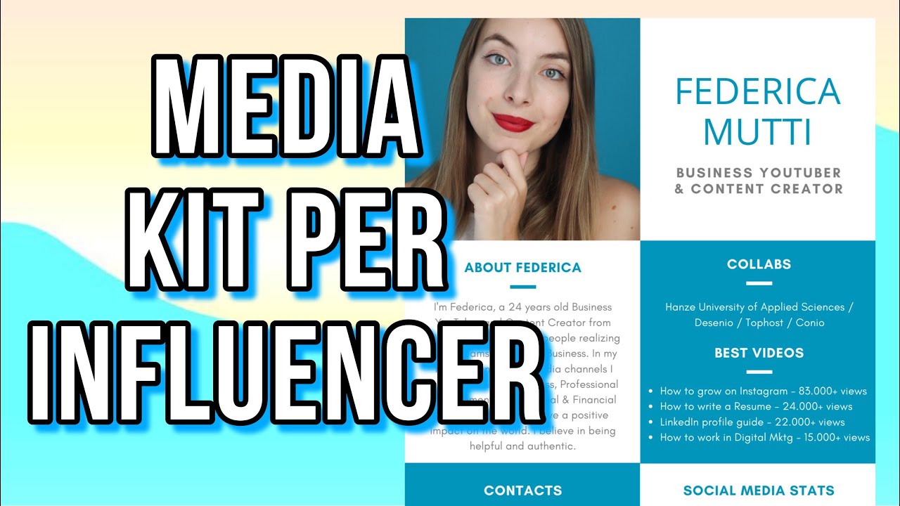 Come Creare un MEDIA KIT per Collaborare con le Aziende