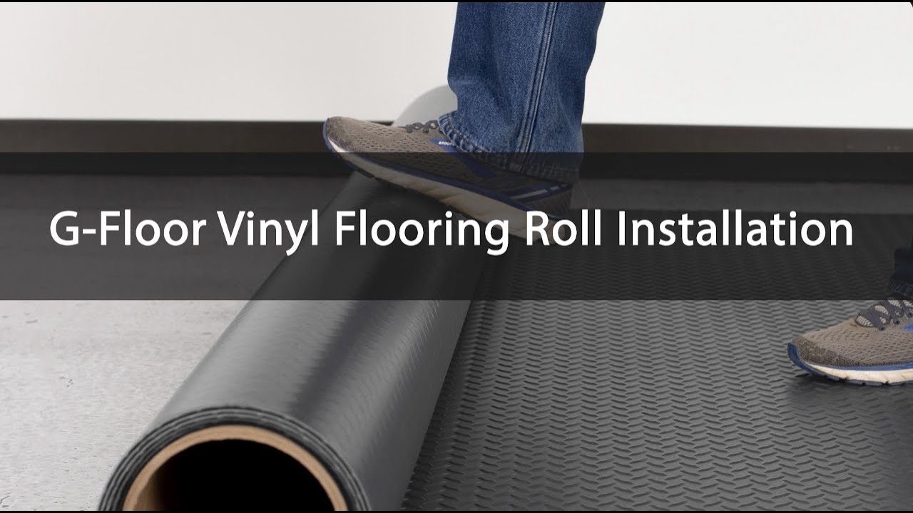 G-Floor Vinyl Garage Flooring Roll Installation - Easy DIY Floor