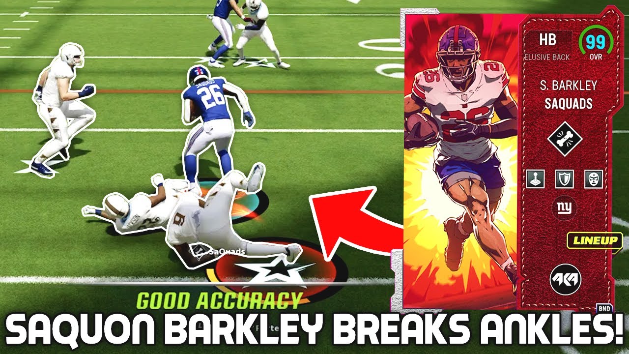 Saquon Barkley Breaks Everyone's Ankles! Madden 23