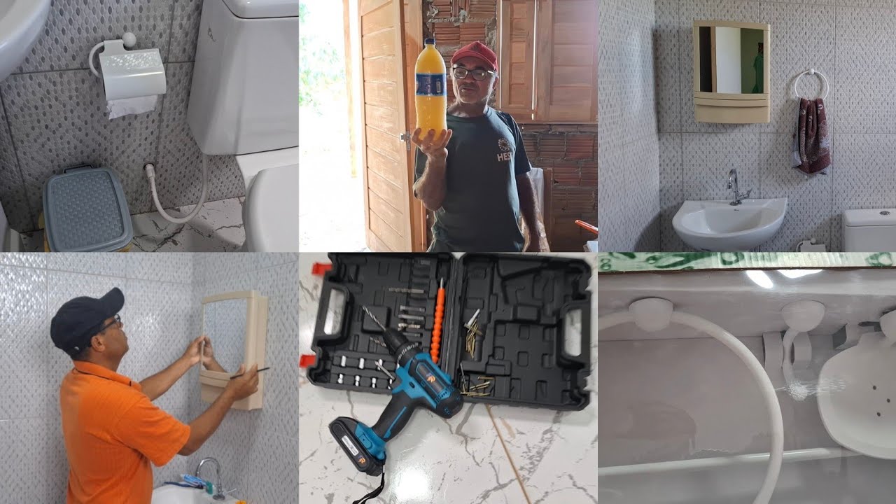 COLOQUEI O ACESSÓRIO COMPLETO PARA O BANHEIRO 