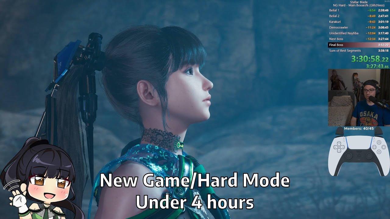 Stellar Blade's hardest difficulty, a speedrun