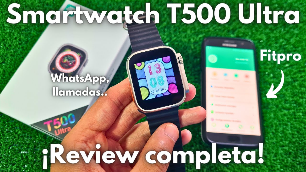 🚀  Smartwatch T500 Ultra | Review y Configuración COMPLETA | Fitpro