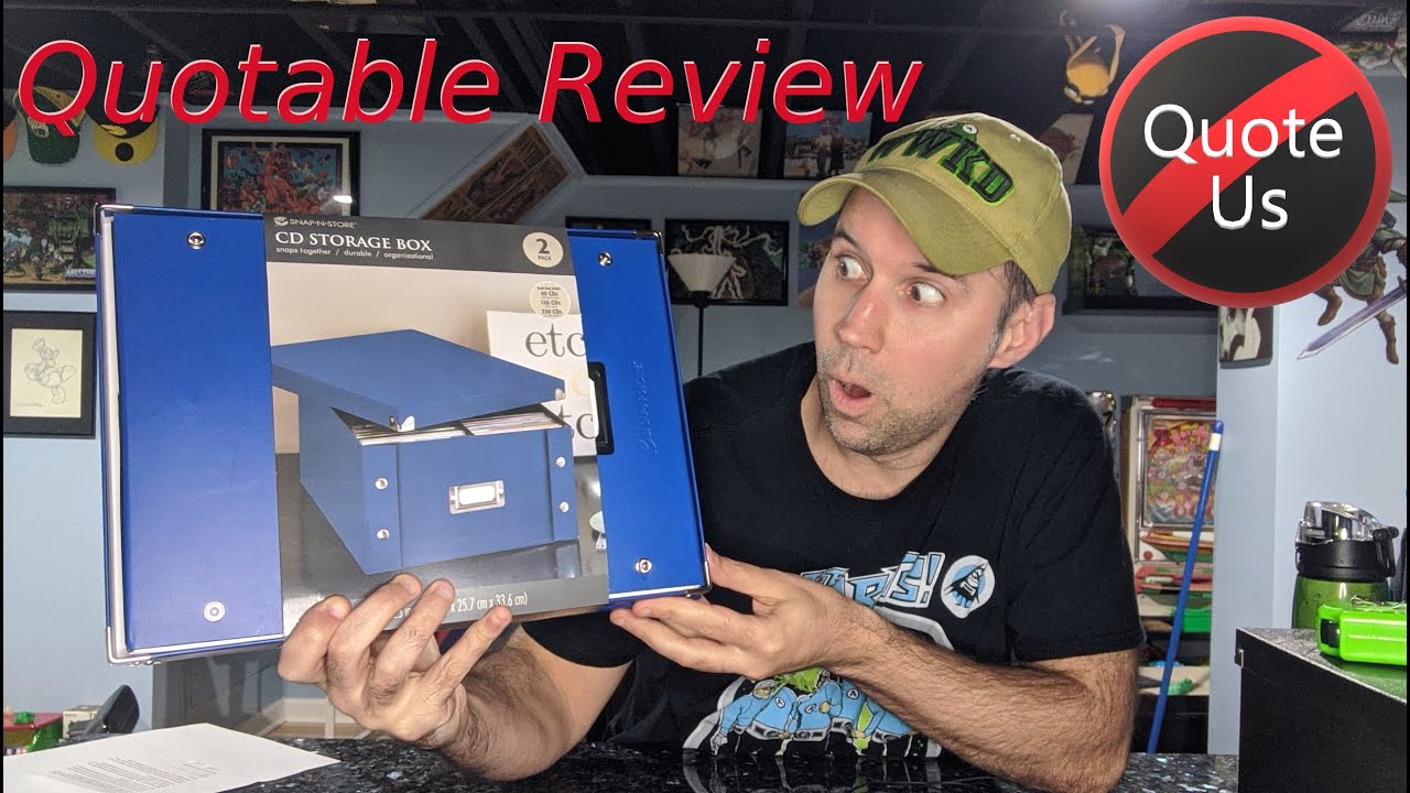 Quotable Review of Snap-N-Store Doublewide CD Storage Boxes (Are They the Best?)
