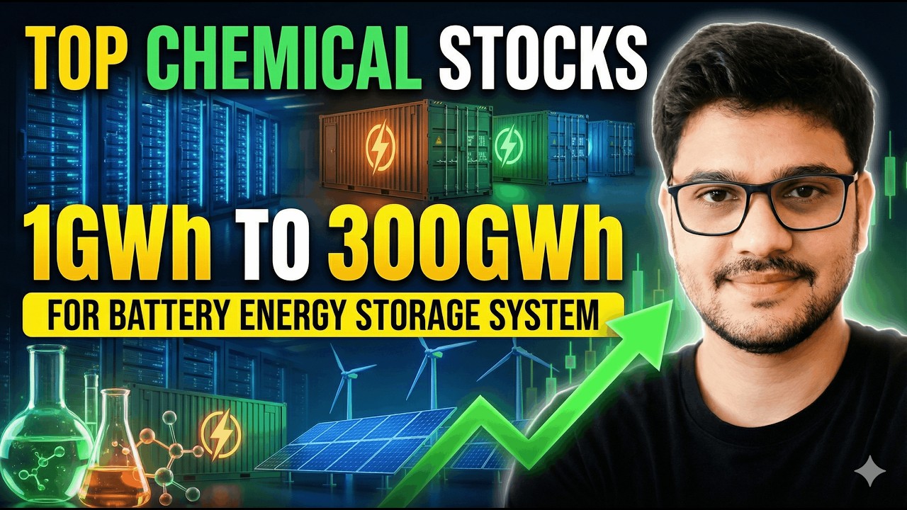 Top Chemical Stocks for BESS  | 1GWh to 300GWh Opportunity Explained (Acutaas, Himadri, Neogen, GFL)