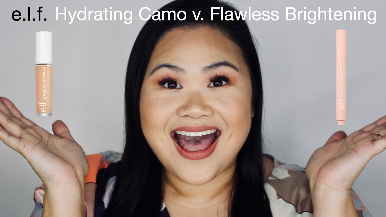 e.l.f. Flawless Brightening v. Hydrating Camo Concealer | Which one is better for maturing skin?