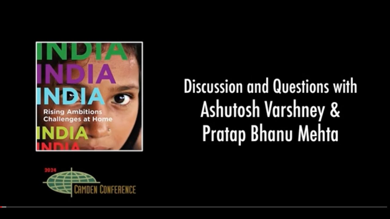 Discussion and Questions with Ashutosh Varshney and Pratap Bhanu Mehta