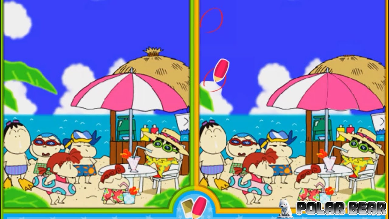 Crayon Shin-chan Game Spot the Difference丨짱구교실 - 틀린그림찾기