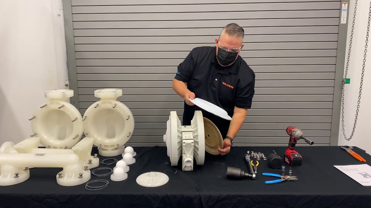 How to Disassemble a 2 in. Bolted Plastic AODD Pump
