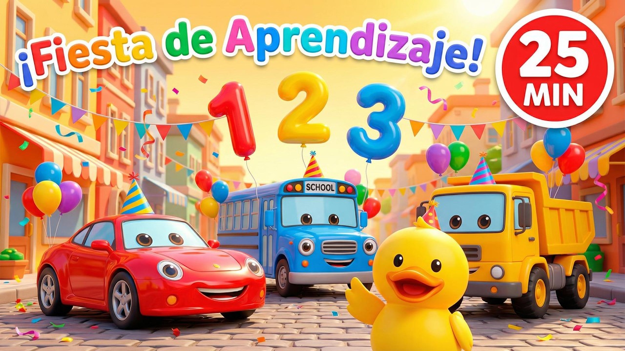 Las Ruedas del Autobús + Camiones y Autos 🚌🚧 Mix de Vehículos para Niños | BoBiBo 🇪🇸 Español