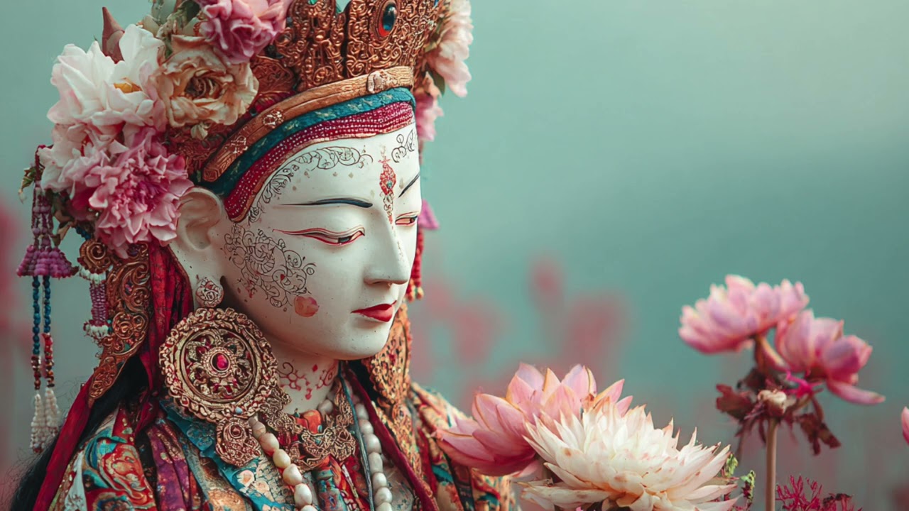Peaceful White Tara Mantra | For Healing, Protection & Long Life 🌸🙏✨