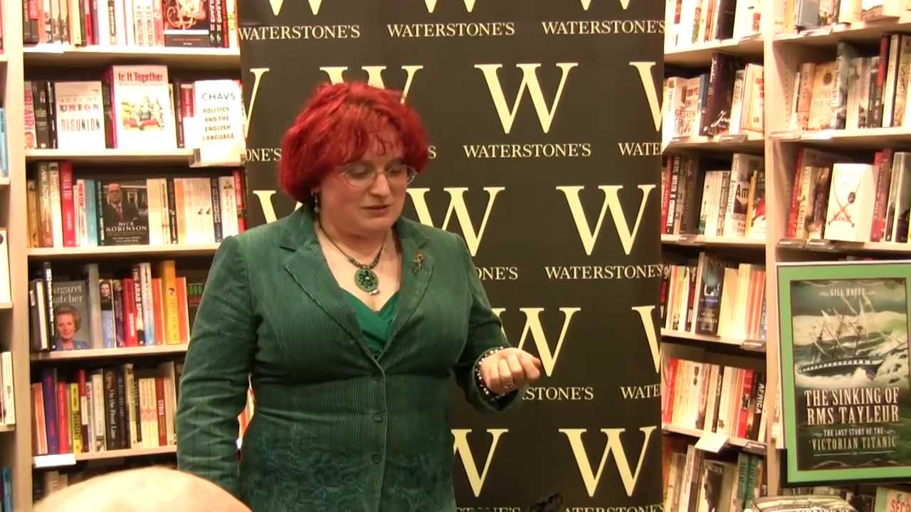 Gill Hoffs - The Sinking of RMS Tayleur (Book Launch, Waterstones, Warrington 2014)