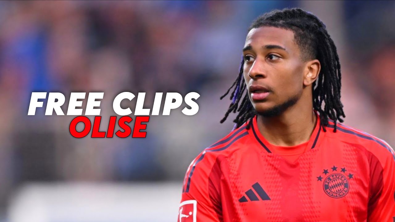 Michael Olise - 4K Clips For Edits - Free Clips 2025 - Skills And Goals - Twixtor Pack - Bayern