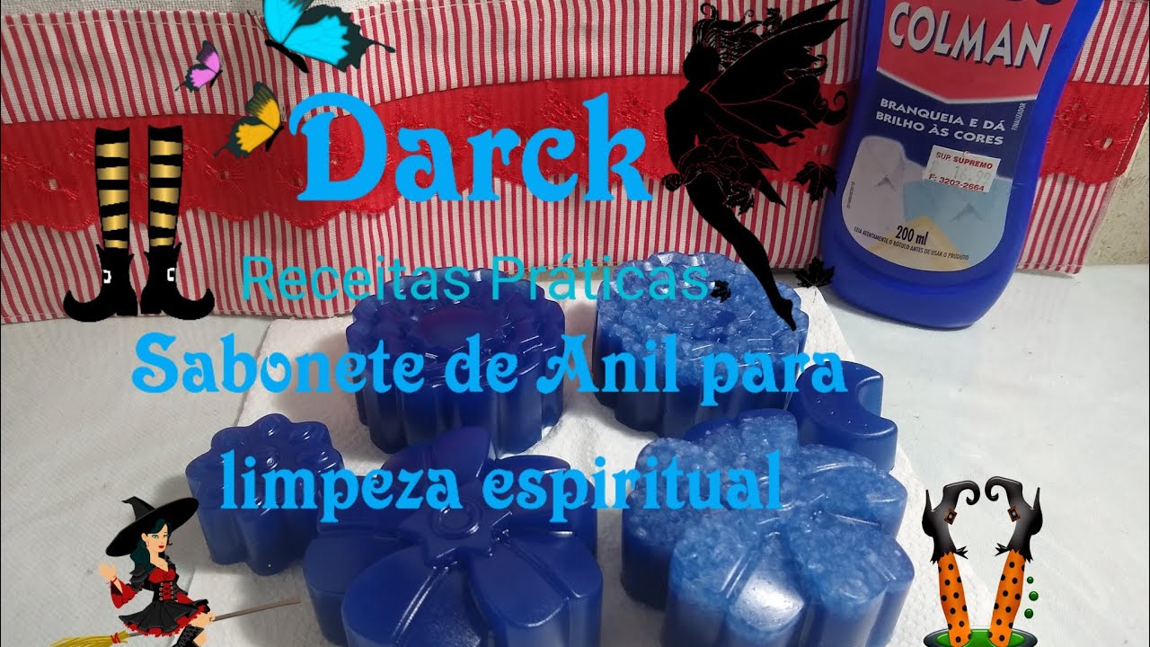 💙 Sabonete de Anil pra limpeza espiritual 💙com sal grosso e sem sal grosso 💙