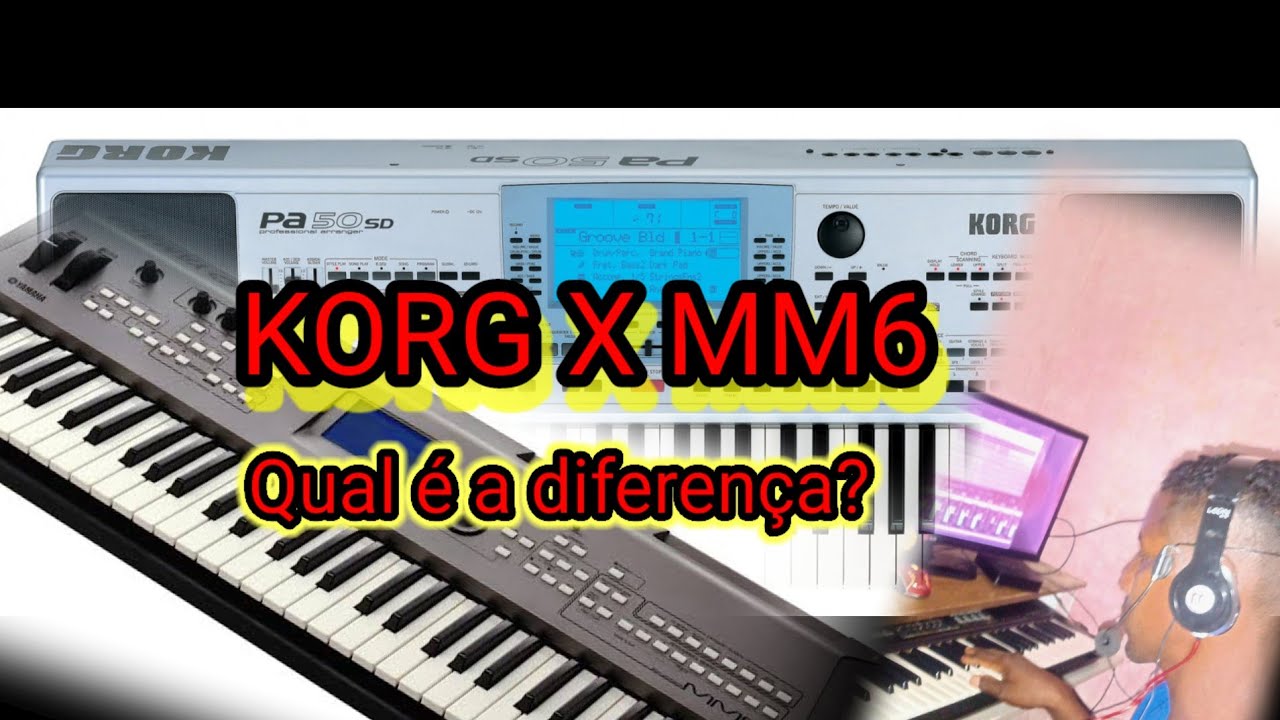 APRESENTAÇÃO DO TECLADO PA 50 E MM6