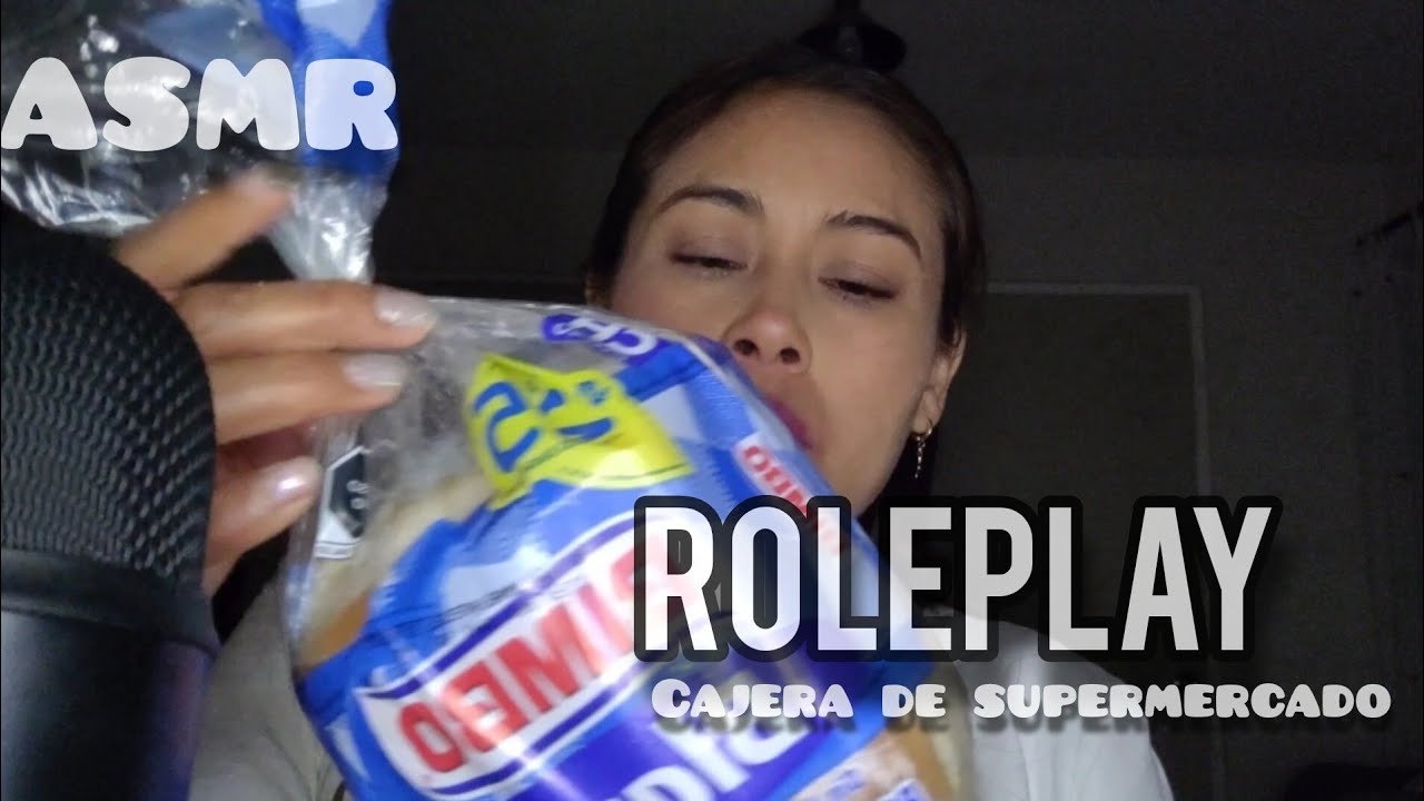 ASMR/ CAJERA de SUPERMERCADO💁🏻‍♀️ ATENCIÓN Personal #asmr #roleplay