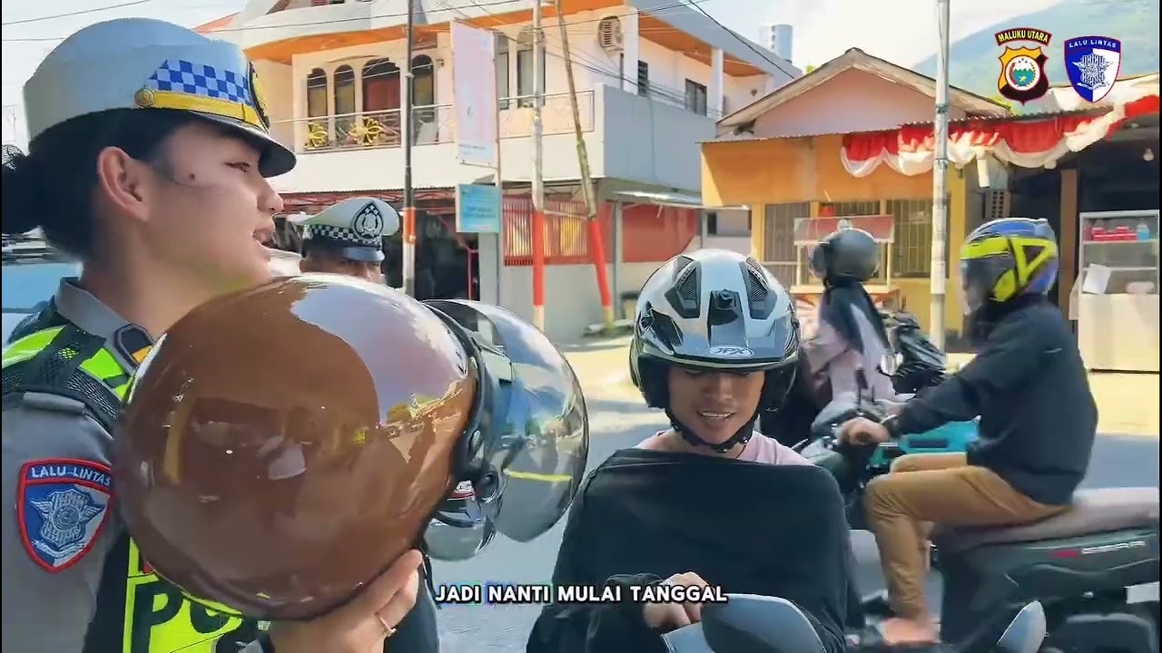 Helm bukan sekadar pelindung, tapi penyelamat ❤️Menjelang Operasi Keselamatan.