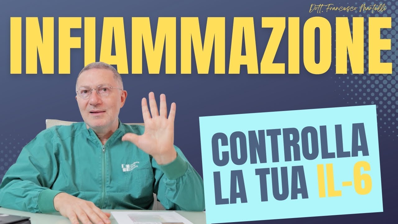 Non &egrave; l&rsquo;et&agrave; che ti fa invecchiare: &egrave; l&rsquo;IL-6 che nessuno misura #infiammazione