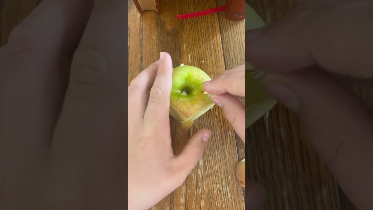 How to easily make an owl out of apples