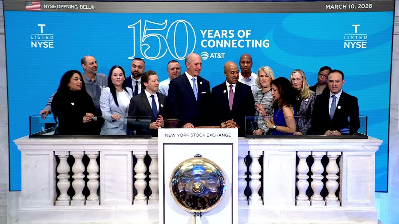AT&T (NYSE: T) Rings The Opening Bell®