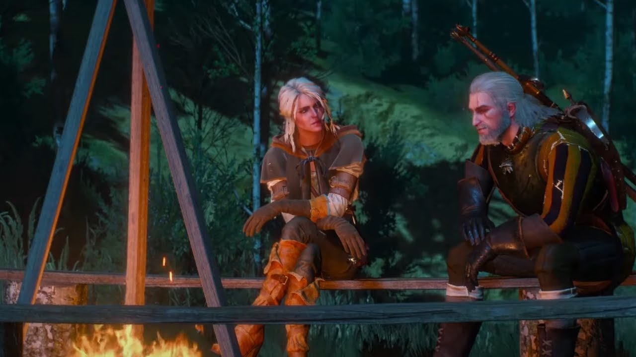 Ciri reaguje na związek Geralta z Triss/Yennefer | Wiedźmin 3: Dziki Gon