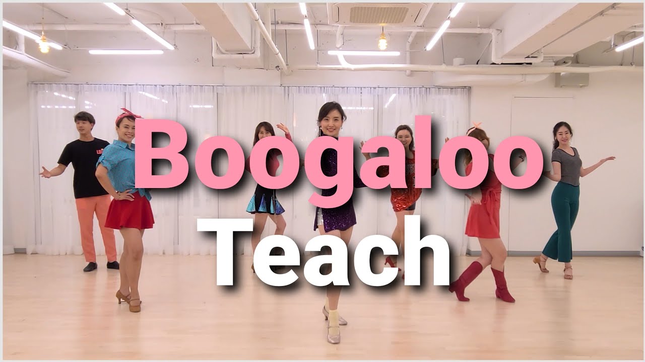 Boogaloo Line Dance (Improver) J Yoon Tutorial l 부가루 라인댄스 설명영상 ㅣLinedance