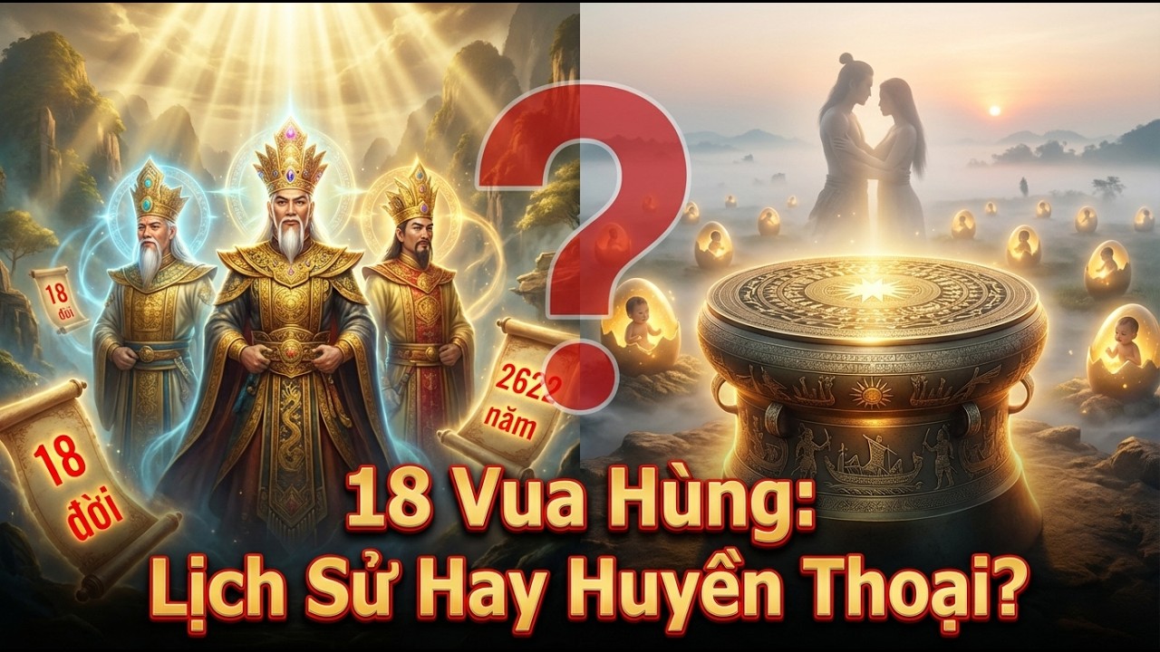 Sự Thật Về 18 Đời Vua Hùng: Vì Sao Mỗi Vua Cai Trị Hơn 100 Năm? #lichsuvietnam