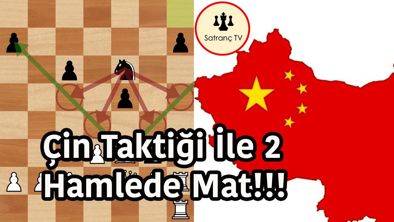 Görmediğiniz Bir Çin Taktiği 2 Hamlede Mat!!