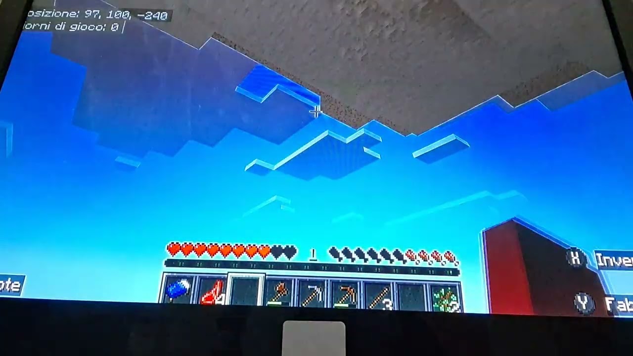 Ho creato un mondo di minecraft
