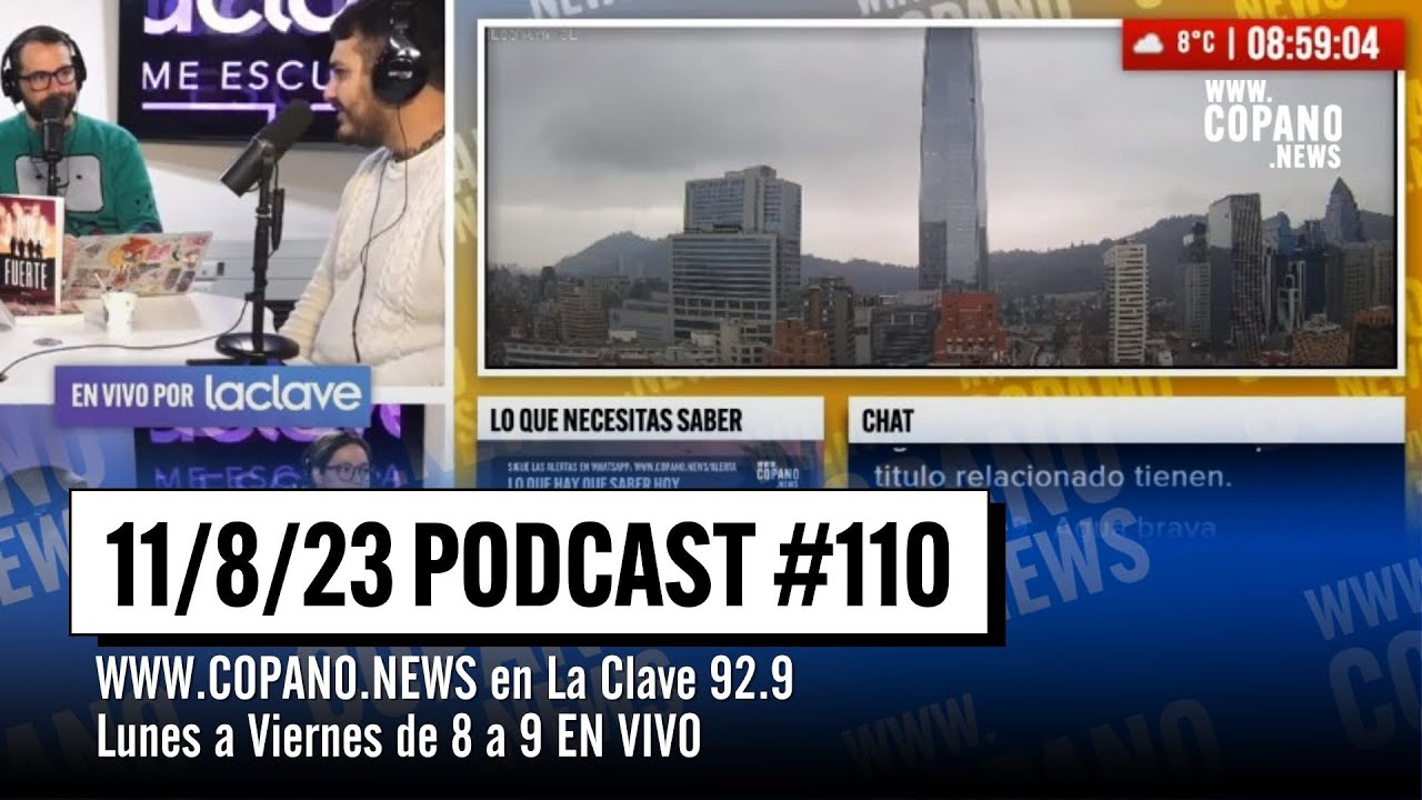 Copano.News #110 | PROGRAMA COMPLETO | 10/8/2023
