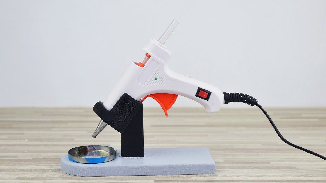 How to Make Hot Melt Glue Gun Stand really cheap