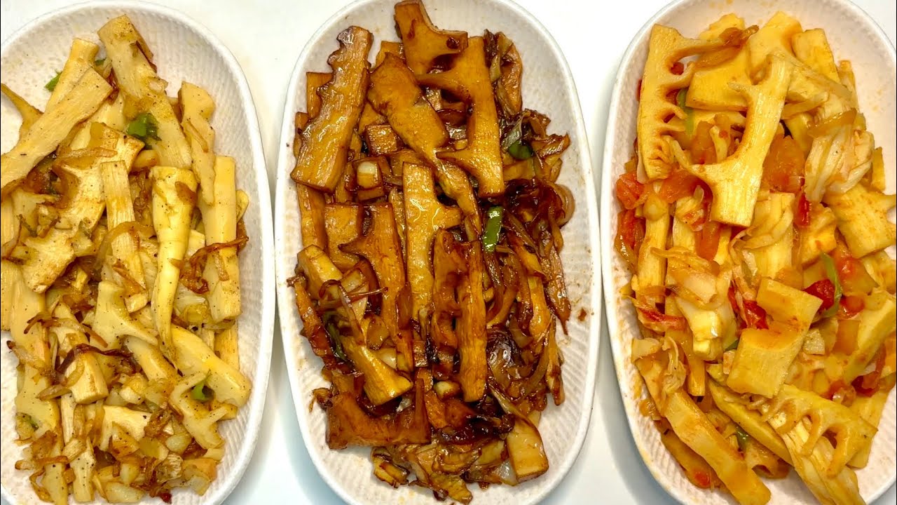 3 Stir-Fried Bamboo Shoot Recipes | Best Side Dishes | Fresh bamboo shoots | Nagaland