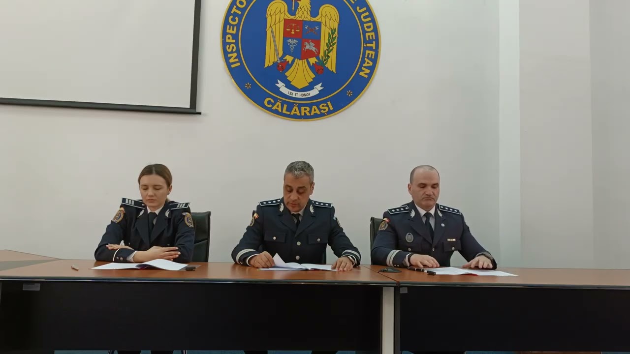 IPJ Călărași își face bilanțul activității pe 2025