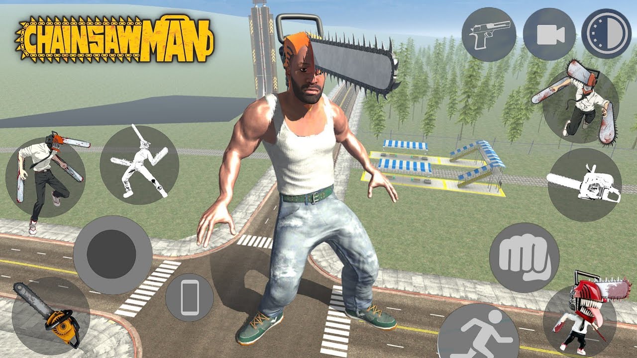 Franklin Become a Chainsaw Man | Avangers Chainsaw Man Attack in Indian Bikes Driving 3D 