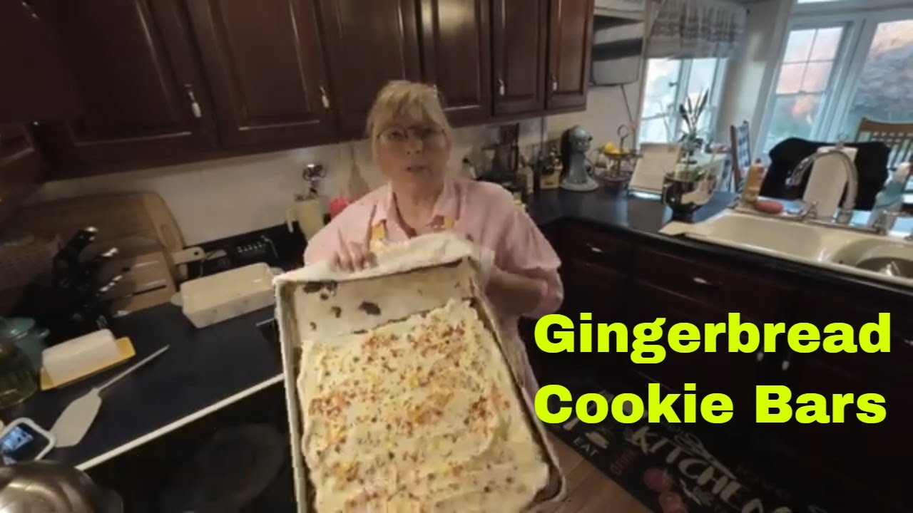 Gingerbread Brownie Cookie Bars Christmas and Thanksgiving dessert 