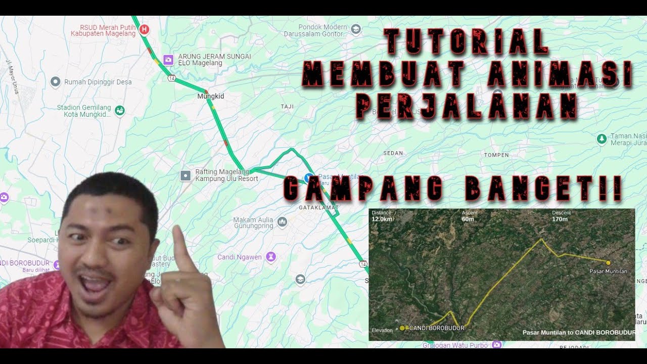 CARA MEMBUAT ANIMASI PERJALANAN GOOGLE MAP