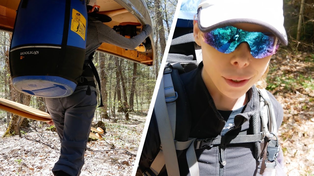 BIG ALGONQUIN CANOE TRIP - DAY 4 - THE GIANT PORTAGE! (4K)