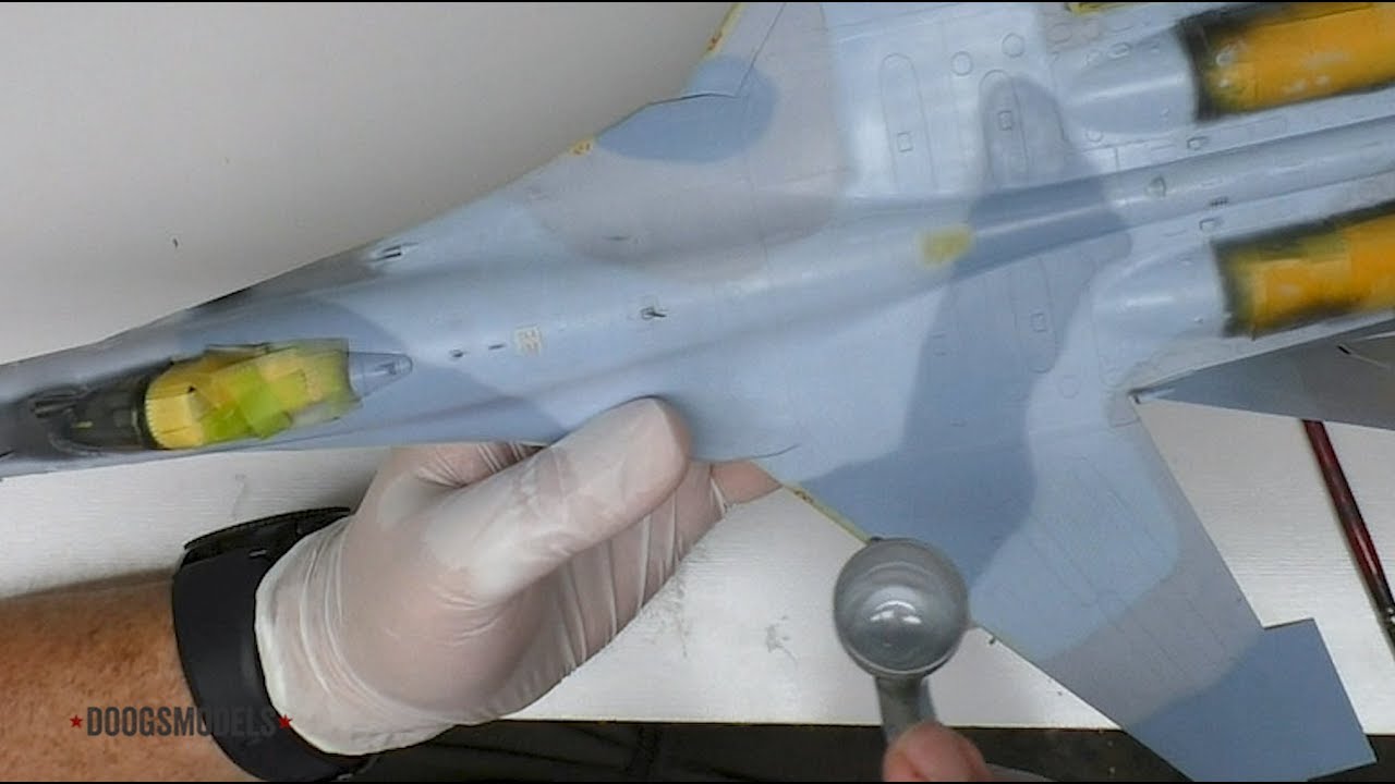 Su-35 Flankoff Part 19 - Painting