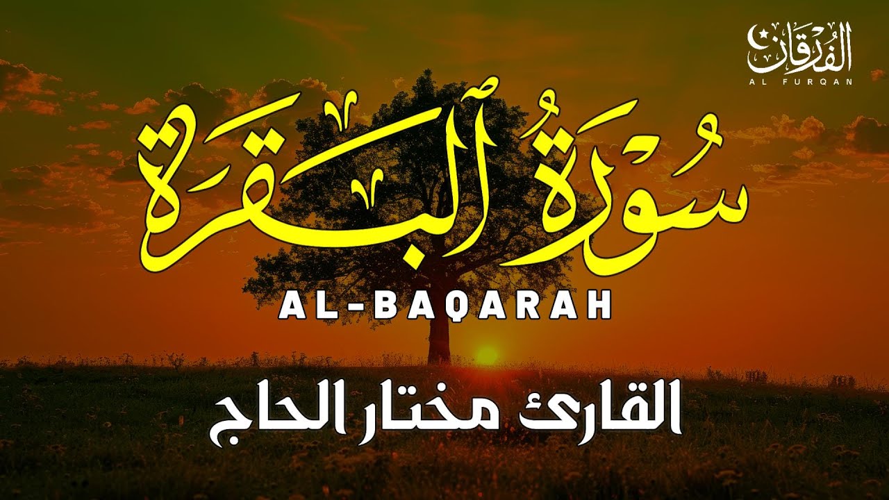 سورة البقرة كاملة لطرد الشياطين من منزلك وجلب البركه بإذن الله -  surat albaqra by Mukhtar Al-hajj