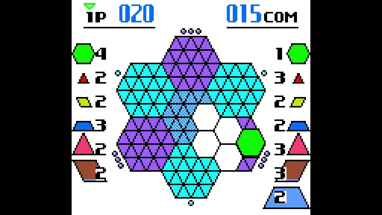Hexcite: The Shapes of Victory [Game Boy Color, 1998]