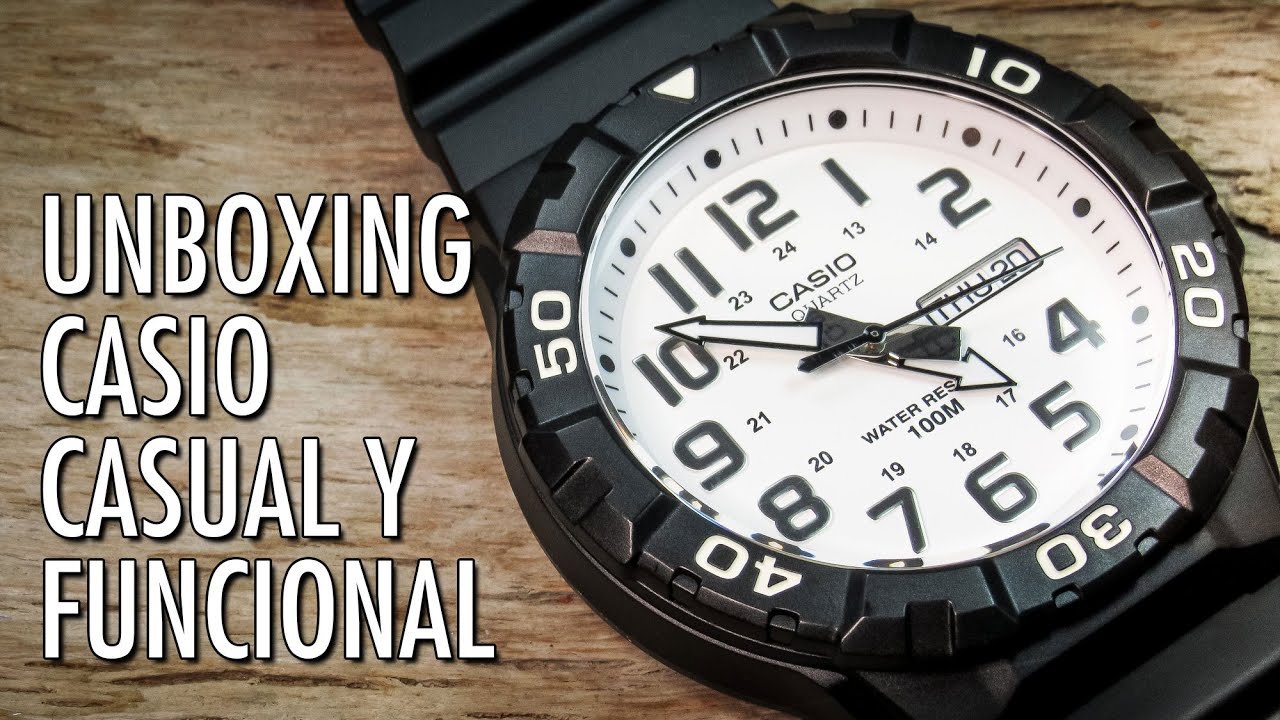 Unboxing Casio MRW-210H Reloj Analógico de Cuarzo en Español