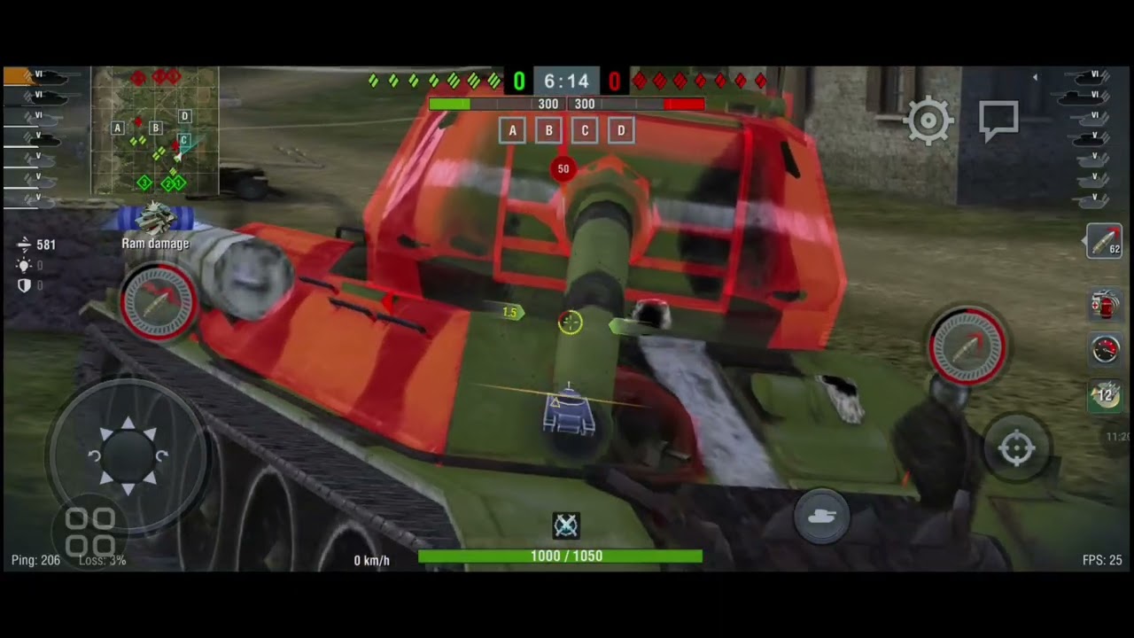 World of tank gameplay 5 best of usa vs Russia tanks let's seee