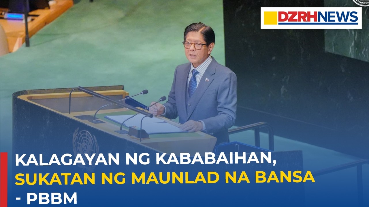 Kalagayan ng kababaihan, sukatan ng maunlad na bansa - PBBM