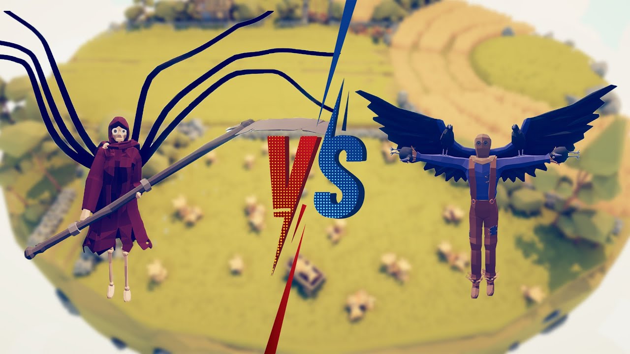 x1 Reaper VS x3 Scarecrows | Totally Accurate Battle Simulator