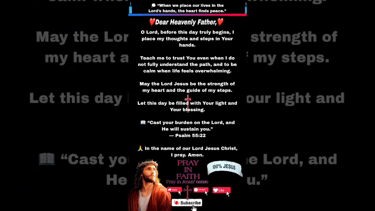 A Prayer for you today, Amen.✝️#pray #hogcworship #praiseandworship #prayer #christianprayer #peace