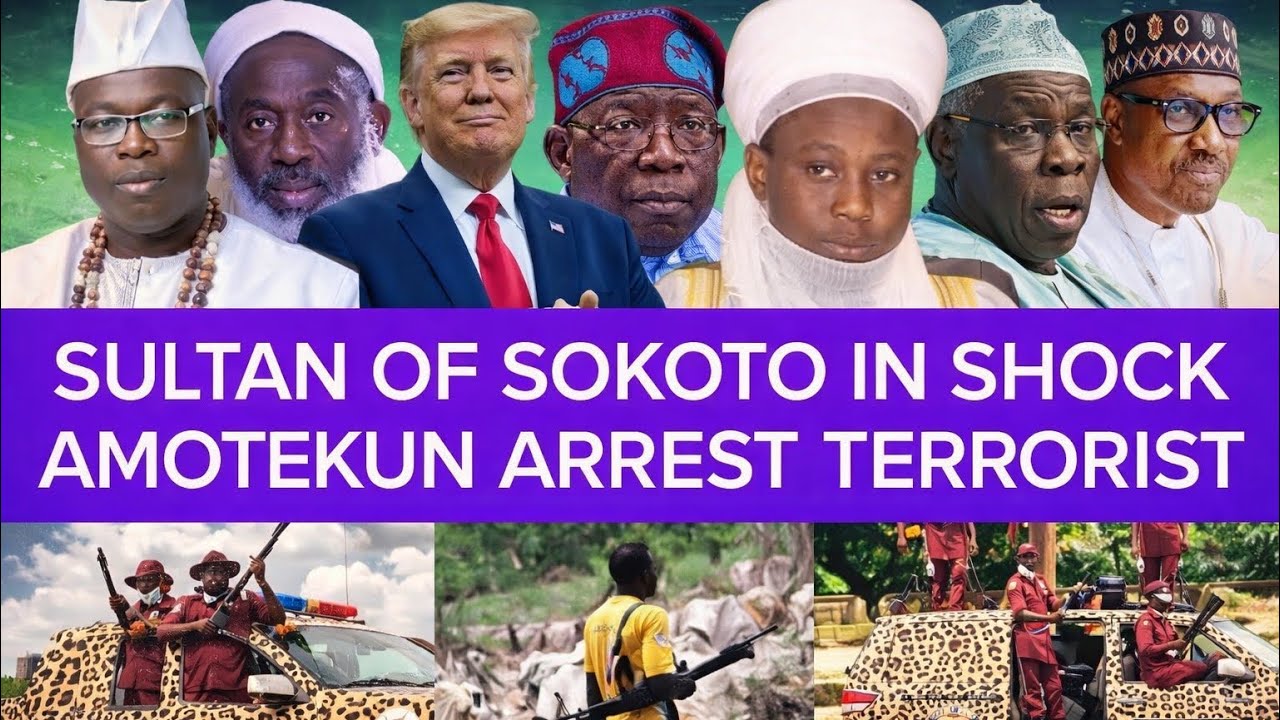 BREAKING; SULTAN OF SOKOTO IN SHOCK AS AMOTEKUN ARREST 39 TERR0RIST FROM SOKOTO & HIDING IN ONDO. 