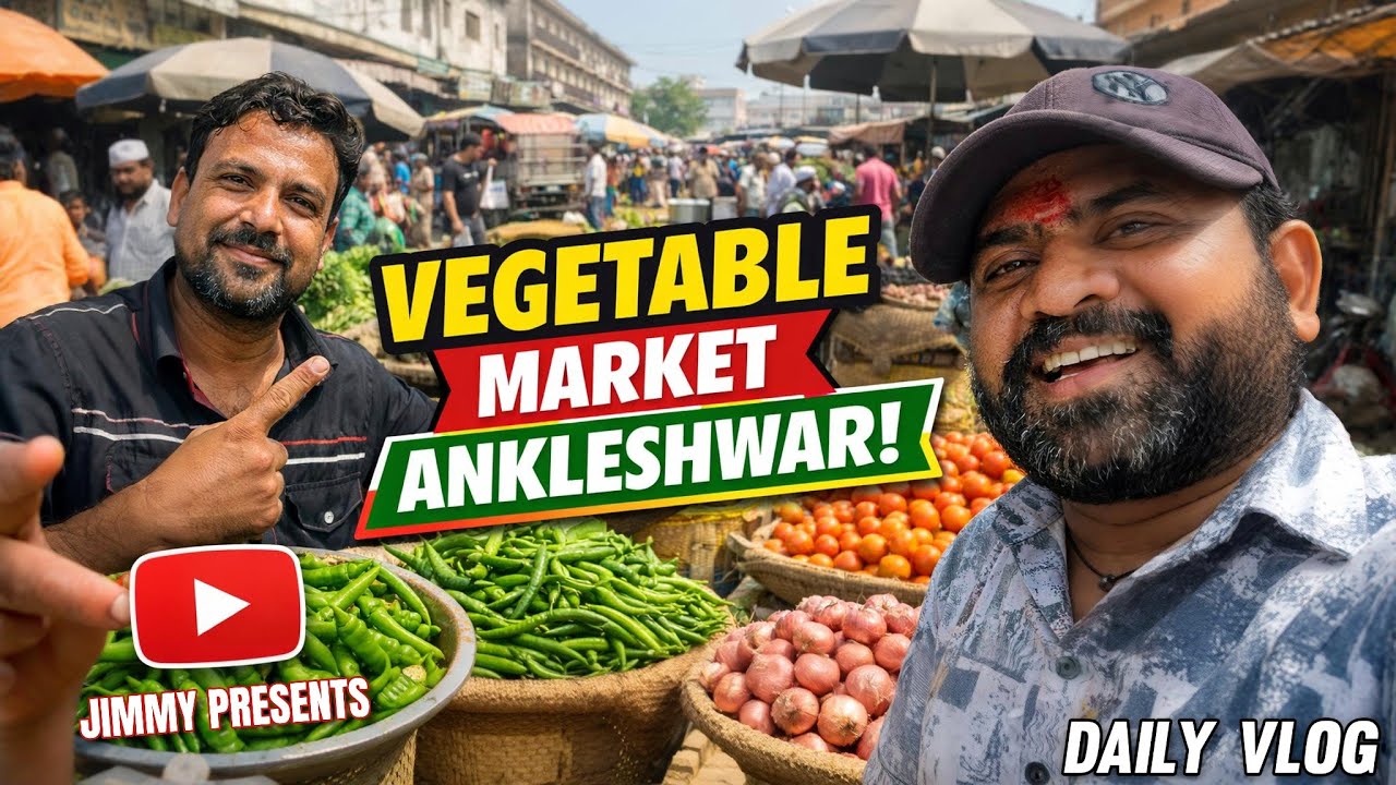 Vegetables Market Explore #ankleshwar 🍆🥬DAY 24 🤑 | JIMMY PRESENTS